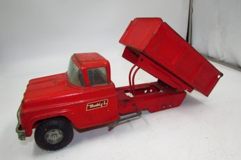 Vintage Buddy L Red Dump Pickup Truck 1960s - Toys