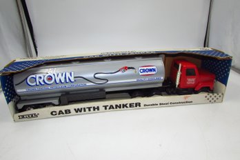 Vintage New Old Stock ERTL Crown Cab With Tanker Steel Truck - Toys