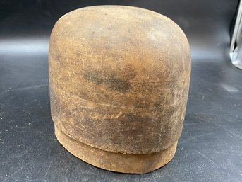 Vintage Solid Wood Hat Mold
