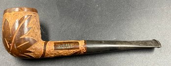 Carved Quebec French Briar Tobacco Pipe