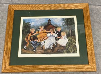 Nicely Framed Years Gone By 20x16.5 Print Pencil Signed Maude Risher Ciardi