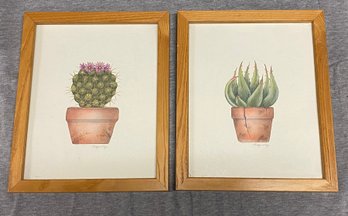 Lot Of 2 Vintage Cactus Pronts By Karyn Frances Gray