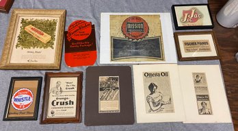 Lot Of Vintage Advertising And Labels