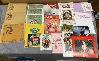 Lot Of Vintage Doll Catalogs And Paperwork Cabbage Patch 3 Lenci Catalogs