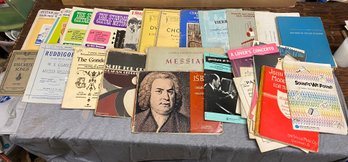 Large Lot Of Sheet Music Books And Shows