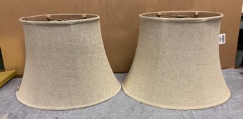 Lot Of 2 High Quality Fabric Lamp Shades
