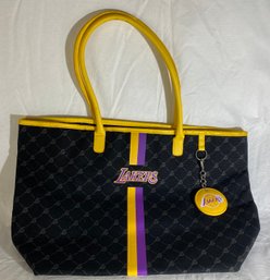 Los Angeles Lakers Logo Purse Nba Tote Bag