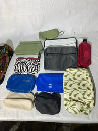 Lot Of Toiletries Cosmetics Bags Airlines