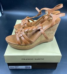 Franco Sarto Suzy Almond Brown Shoes Size 8.5