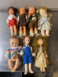 Lot Of Vintage 1960s-1980s Dolls Hummel Holly Hobbie Effanbee Eegee Etc