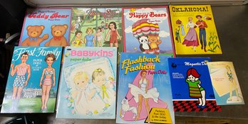 Lot Of Vintage Paper Doll Books Teddy Bear Queen Holdens Oklahoma Babykins