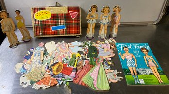 Lot Of Vintage Paper Dolls My Dolls Take A Trip Box