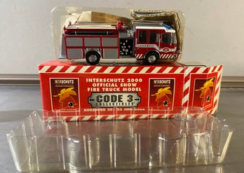 Code 3 Fire Truck Interschutz Show 2000 Model