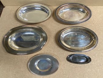 Lot Of Vintage Trays Platters Most Are Marked
