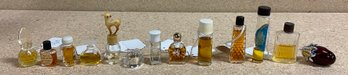 Lot Of Vintage Perfume Bottles Some Partially Full Some Full Some Rare