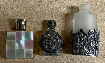 Lot Of Really Cool Perfume Bottles Empty