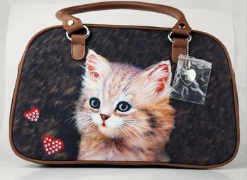 The Bradford Exchange I Love My Cat / Kitten Hand Purse / Bag - New Unused
