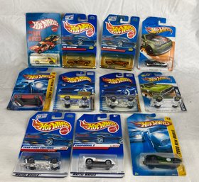 Lot Of 11 New Hot Wheels From 1981-2011 Cars