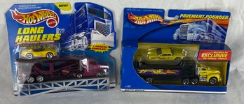 Lot Of New Hot Wheels 1998 And 2000 Long Haulers Pavement Pounder