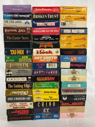 Large Lot Of Vhs Tapes
