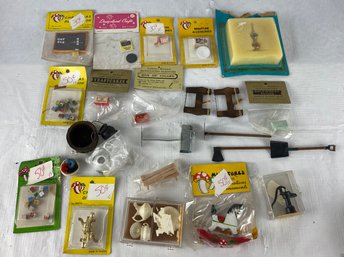 Lot Of Quality Dollhouse Miniatures Misc