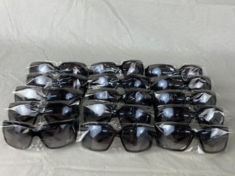 Lot Of 15 Black New Pairs Of Sunglasses