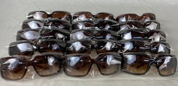 Lot Of 15 Brown Tortoise Shell New Pairs Of Sunglasses