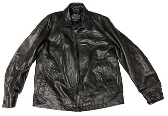 Gap Leather Jacket Size Small