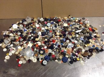 Vintage Button Lot - About 2.5 Lbs