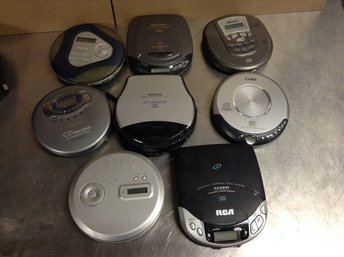 Lot Of Portable Cd Compact Disc Players (sony, Panasonic, Memorex, Aiwa)