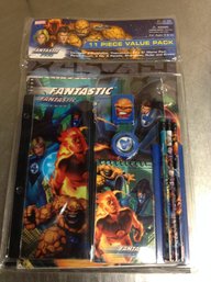 Marvel Fantastic Four 11 Piece Pack (pencils, Eraser, Sharpener, Notebook And More)