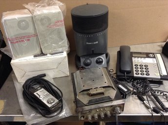 Electronics (CB Radio, Phone, Space Heater, Vintage Remote)