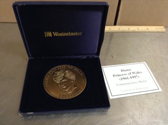 Westminster Diana Princess Of Whales (1967-1997) Commerative Medal