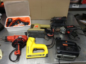 Power Tools (drills, Stapler/nail Gun, Jig Saw, Spiral Saw, Sander)