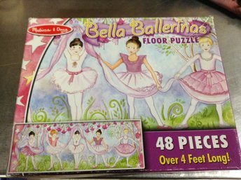 Melissa And Doug Bella Ballerinas Floor Puzzle - Over 4 Feet Long