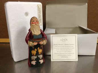 The Lenox Country Santas - Noah's Ark Santa Claus Christmas Figure