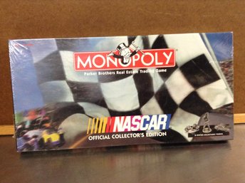 New Sealed Monopoly Nascar Racing Official Collector's Edition Board Game