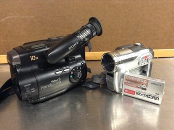 Sony And Hitachi Video Cameras / Camcorders