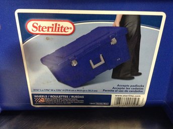 Sterilite Heavy Duty Storage Bin With Wheels