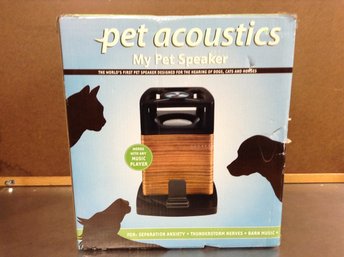 New Open Box Pet Acoustics Pet Speaker
