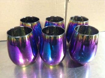 Six Multi-colored Glasses
