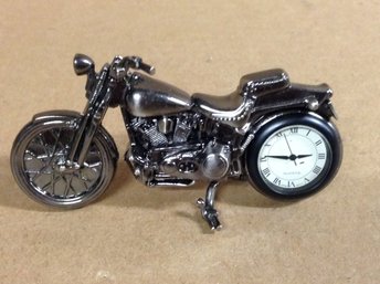 Motorcycle Shaped - Metal - Heavy - Quartz Clock