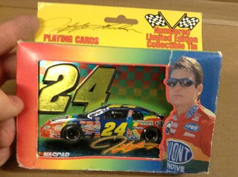 New NASCAR Jeff Gordon Limited Edition Numbered Collectible Tin Playing Cards