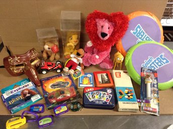 Plush Animals, PEZ, Yankees Uno, Kids Toys And More