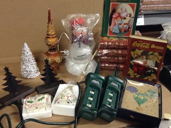 Christmas Holiday Decor, Ornaments, Greeting Cards, Tree Topper, Lighting Adapters, Stocking Holders And More