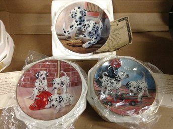 Dalmations, Dogs, Puppies - Collector Plates -princeton Gallery, Knowles