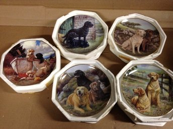 Dogs/puppies Franklin Mint, Hamilton Collection Collector Plates