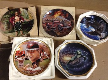 Star Trek, Baseball, Firetruck, Eagle - Limited Edition Collector Plates
