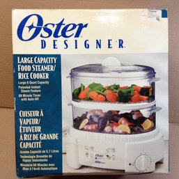 New Oster Designer Large Capacity Food Steamer / Rice Cooker
