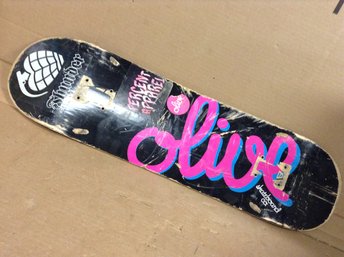 Olive Skateboard Co. Deck - 31.5' Long